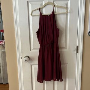 Maroon dress